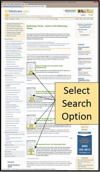 Select how you wish to search - alphabetically, by discount plan, or by category